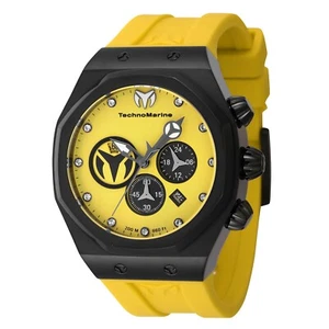 TechnoMarine TM-523002 Cruise Sun Reef Yellow 45MM Watch with Dial Markers !NEW! - Picture 1 of 3