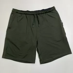 Pantalones Cortos Eddie Bauer Lounge Para Hombre L Verde Cordón Bolsillos con Cremallera Elastizados Informales - Imagen 1 de 12