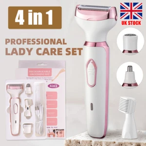 Electric Razor Shaver Women Hair Remover Rechargeable Wet Dry Painless Lady Body - Picture 1 of 17