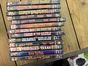 18 NEW (SEALED) DVDs: TEX RITTER: ROLLIN' PLAINS, ARIZONA DAYS, TROUBLE IN TEXAS - Picture 1 of 2