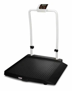 Rice Lake 194739 1000lb x 0.2lb, 350-10-2BLE Single-Ramp Wheelchair Scale - Picture 1 of 2