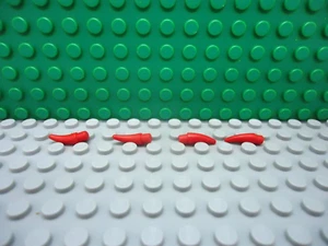 Lego 4 Barba Roja Casco Pequeño Cuerno NUEVO - Imagen 1 de 1