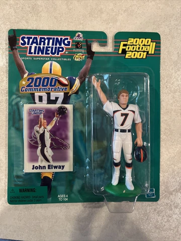 2000-2001 STARTING LINEUP NFL John Elway Denver Broncos Cover