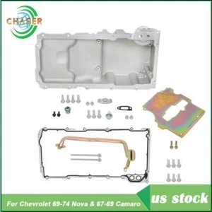 For LS1 LS2 LS3 6.2 6.0 5.3 4.8 F-Body 82-92 LS Engine LOW PROFILE Oil Pan Retro - Picture 1 of 12