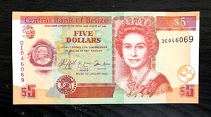 *RARE YEAR* 2005 BELIZE - 5 DOLLARS - VF++ - EZSA3 - Picture 1 of 2