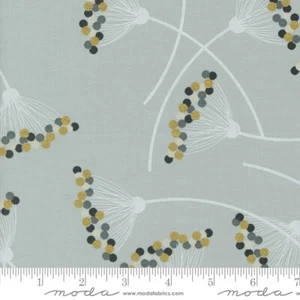 Moda SHIMMER METALLIC 1840 13M Silver Gray ZEN CHIC Quilt Fabric - Picture 1 of 4