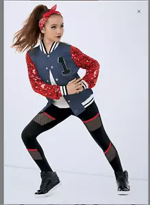 Weissman Varsity Giacca Costume Danza Tg M 4pz Jazz Hip Hop Streetwear Nuovo Solo - Foto 1 di 13