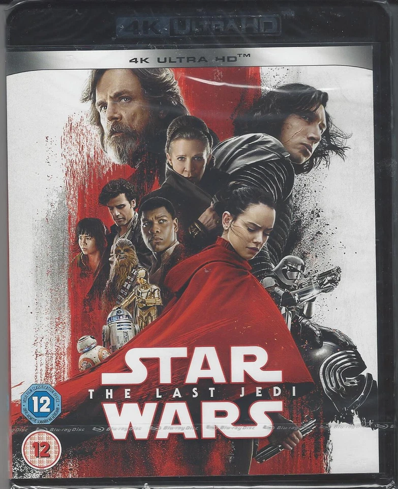 Star Wars The Last Jedi 4k Ultra HD Blu-ray - 1st Class Post
