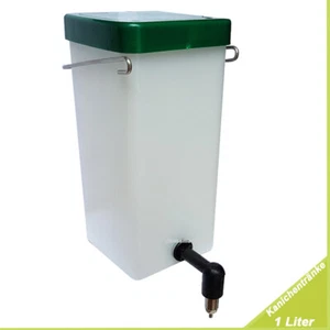 10 x Kaninchentränke Nippeltränke Kaninchen Tränke Trinkflasche 1 Liter - Bild 1 von 1