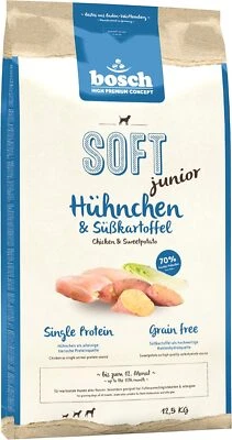 Bosch HPC SOFT Junior Hühnchen & Süßkartoffel halbfeuchtes Hundefutter - 12,5kg - Bild 1 von 4