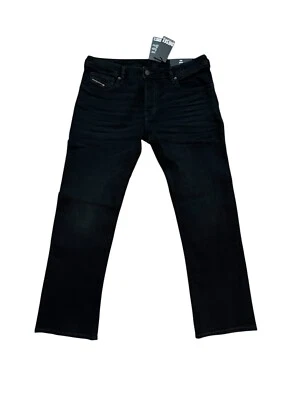 Pantalones de mezclilla Diesel Zatiny Bootcut para hombre RB064 negros $195 talla 38/30 Foto 1 de 4