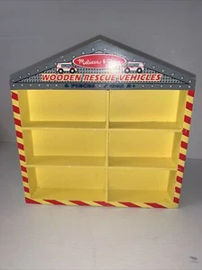 Melissa & Doug - Deluxe Wooden Rescue Vehicles Station only , no cars - Picture 1 of 1