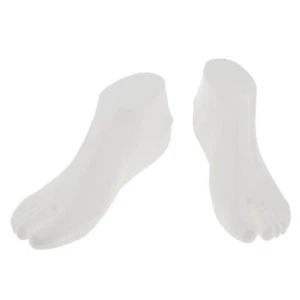 Pair Female Feet Mannequin Sock Shoes Sandal Anklet Display Foot Model Stand - Picture 1 of 12