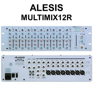 ALESIS MULTIMIX12R Compact 12 Channel Stereo 3 Space Rackmount Mixer - Picture 1 of 3