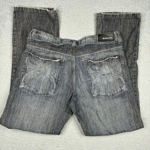 Vintage Reflection Jeans Herren 37x32 Skull Distressed Denim Grunge Skater Y2K - Bild 1 von 16