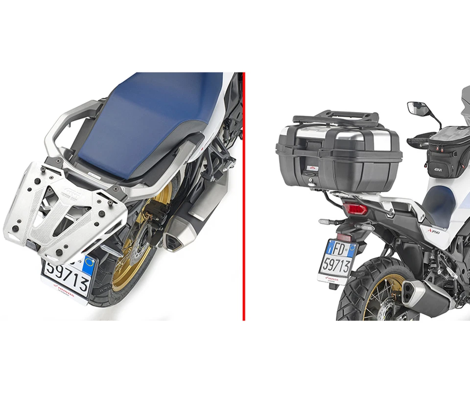 GIVI ATTACCO POSTERIORE SPECIFICO MONOKEY O MONOLOCK PER HONDA XL 750 TRANSALP 2024