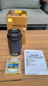 Nikon AF-P DX 70-300mm f/4.5-6.3 G ED VR Lens + Hoya CIR-PL Filter - Excellent! - Picture 1 of 11