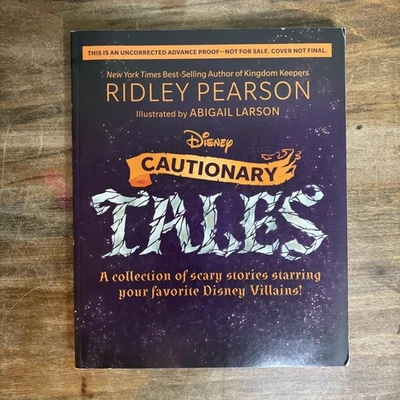 Disney Cautionary Tales ARC Uncorrected Proof Ridley Pearson Paperback Villains Foto 1 de 4