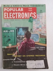 Popular Electronics Magazine Vol 10 Issue 6 June 1959 - Imagen 1 de 13