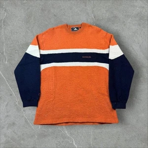 Vintage 90s (90s) Quiksilver Sweater in Orange L - Picture 1 of 8