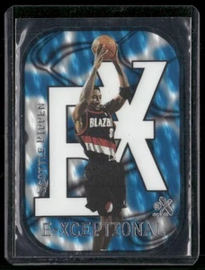 1999-00 E-X #7XC Scottie Pippen X - E-Xceptional Blue #/250 - Picture 1 of 2