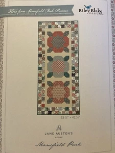 Jane Austen’s Mansfield Park Runner Kit In Keepsake Box By Riley Blake Designs. - Picture 1 of 4