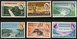 Rhodesia & Nyasaland  1960   Scott # 172-177   Mint Never Hinged Set - Picture 1 of 1