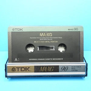 🍒 1x TDK MA-XG 90 metal * IEC IV Type 4 * Tape Cassette Kassette кассета * 1990 - Bild 1 von 4