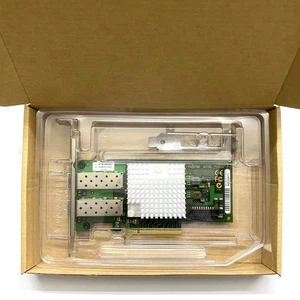 Fujitsu D2755-A11 Dual Port 10Gb SFP+ = Intel 82599E X520-DA2 Ethernet PCIe x 8 - Picture 1 of 5