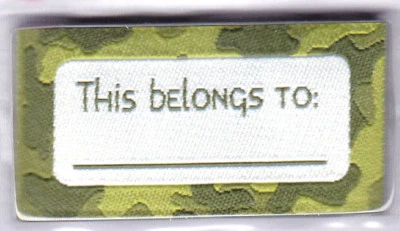 BLUMENTHAL LANSING "THIS BELONGS TO________" Set of 4 Iron On Love Labels - Image 1 of 2