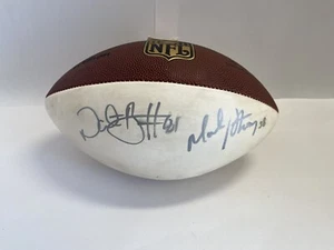 Seattle Seahawks Autographed Football Deon Butler Mack Strong Hand Signed - Picture 1 of 3