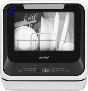 Portable Mini Dishwasher Countertop w/5L Built-In Water Tank for Apartments & Rv - Picture 1 of 11