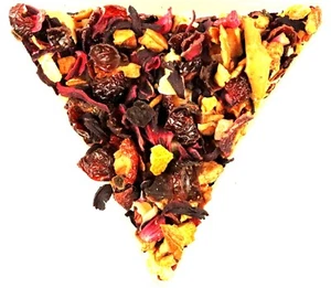 Süßer Orange Trockenfrüchte Aufguss Tee Tisane koffeinfrei gesund heiß oder kalt - Bild 1 von 4