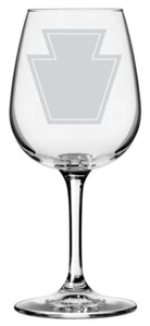 United States Army National Guard 28th Infantry Division Etched Stemmed 12,75oz - Bild 1 von 1