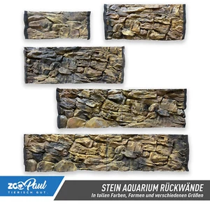 Pared posterior de acuario 3D 50x30-200x60 fondo de terrario peces agua - Imagen 1 de 98