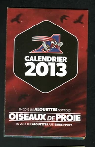 Montreal Alouettes--Programma tascabile 2013--Esportazione Molson--CFL - Foto 1 di 2