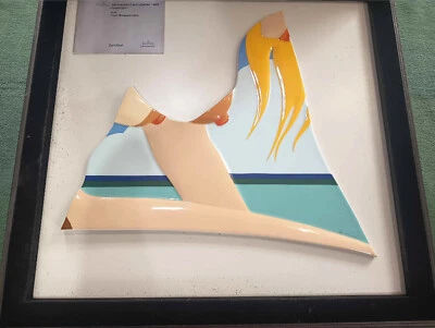 Tom Wesselmann „SEASCAPE“ Rosenthal Jahresobjekt in Porzellan 1984 im Holzkasten - Bild 1 von 3