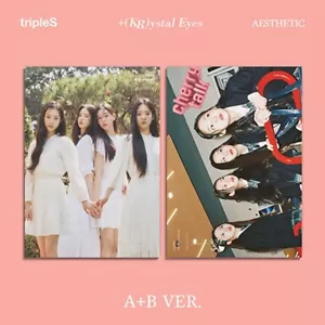 tripleS Mini Album +(KR)ystal Eyes AESTHETIC 2Ver SET CD+P.Book+Sticker+F.Poster - Imagen 1 de 6