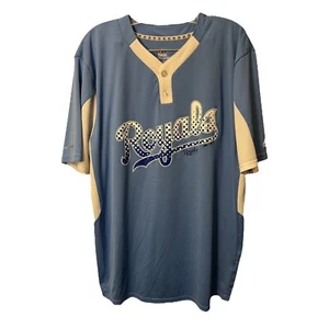 Kansas City Royals Majestic Coolbase Batting Practice Blue Jersey Men's Size L - Picture 1 of 5