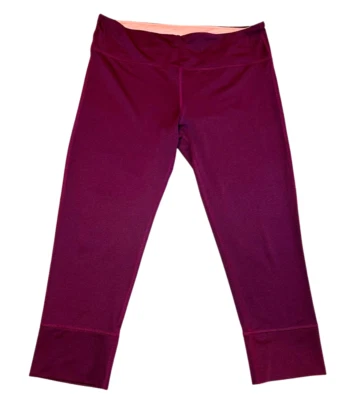 Leggings cortos Marika Sport rosa fucsia cintura alta grandes Foto 1 de 4