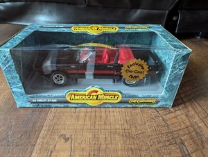 American Muscle Ford Mustang 69’ Shelby GT-500 ERTL Collectibles Black Red 1:18 - Picture 1 of 2