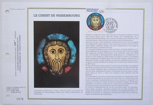 Feuillet CEF 1er jour 997 1990 Le Christ de Wissembourg - Bild 1 von 1