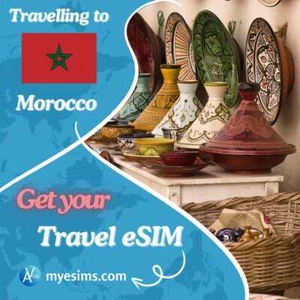 Maroc eSIM 1Go-5Go : Données de voyage itinérance eSIM connexion Internet 4G/5G - Photo 1 sur 3