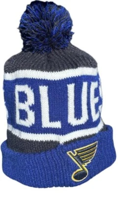 St. Louis Blues NHL '47 Brand Winter Beanie Knit Ski Cap Hat NWOT - Image 1 of 4