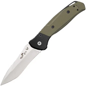 Bear Ops Bear Swipe Pocket Knife Green G10 Folding 14C28N Drop Pt Blade A400B4P - Picture 1 of 1