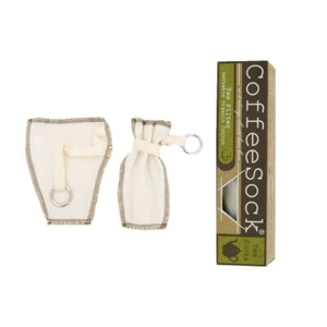 CoffeeSock Tea Filters Organic Cotton  Made in USA - Picture 1 of 9