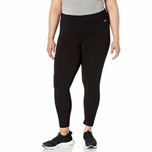 Spalding Women's Ankle Legging Black 1X Plus RN# 050369 NEW with Tags