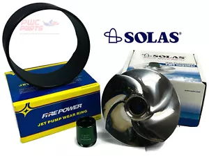 SeaDoo RXP-X/RXT-X SOLAS 15/22R Impeller Prop + Wear Ring RIVA SRX-CD-15/22R - Picture 1 of 2