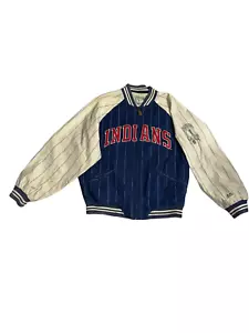 CLEVELAND INDIANS Men XXL Vintage 1991 Logo Mirage Cooperstown Collection Jacket - Picture 1 of 24
