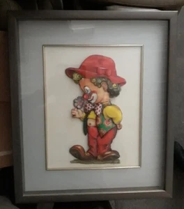 CUADRO PAYASO RELIEVE 45X38 - Imagen 1 de 4
